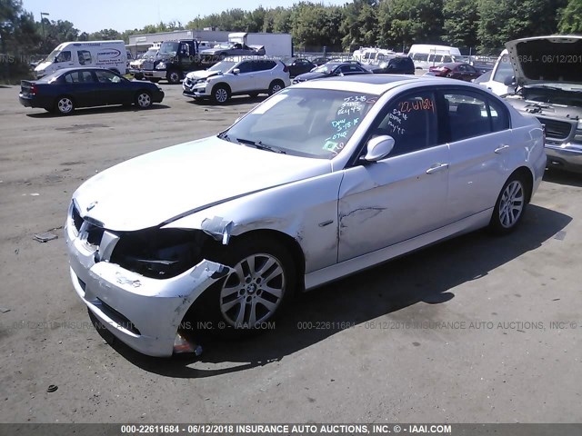 WBAVC73557KP30205 - 2007 BMW 328 XI SULEV SILVER photo 2