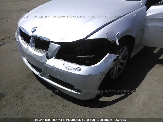 WBAVC73557KP30205 - 2007 BMW 328 XI SULEV SILVER photo 6