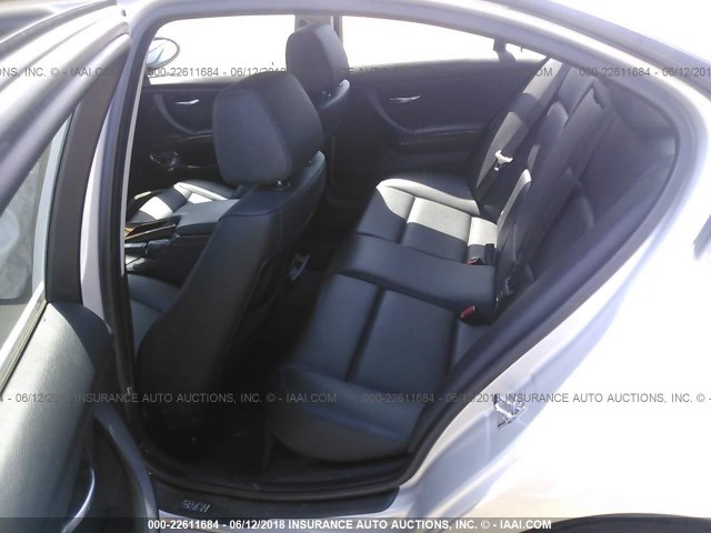 WBAVC73557KP30205 - 2007 BMW 328 XI SULEV SILVER photo 8
