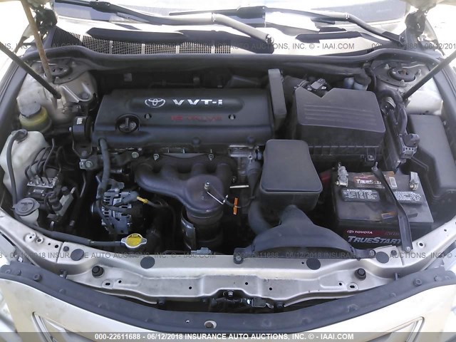 4T1BE46K77U107832 - 2007 TOYOTA CAMRY NEW GENERAT CE/LE/XLE/SE TAN photo 10