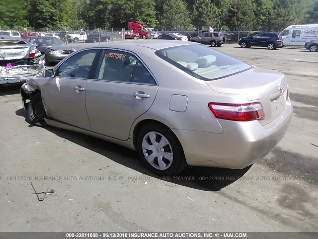 4T1BE46K77U107832 - 2007 TOYOTA CAMRY NEW GENERAT CE/LE/XLE/SE TAN photo 3