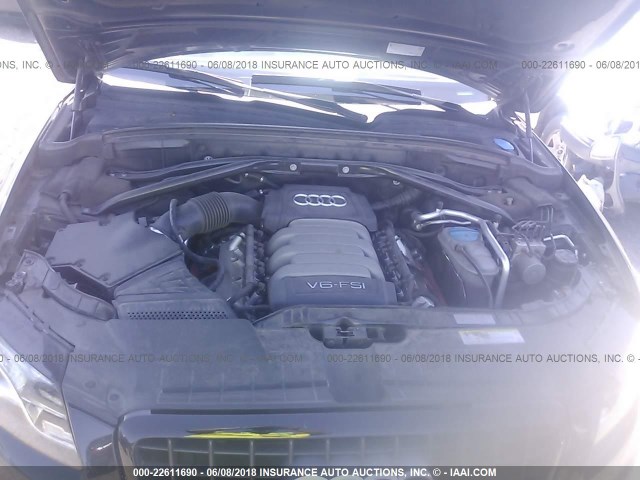 WA1WKAFPXCA111601 - 2012 AUDI Q5 PRESTIGE BLACK photo 10