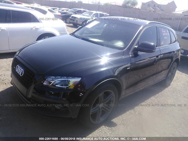WA1WKAFPXCA111601 - 2012 AUDI Q5 PRESTIGE BLACK photo 2