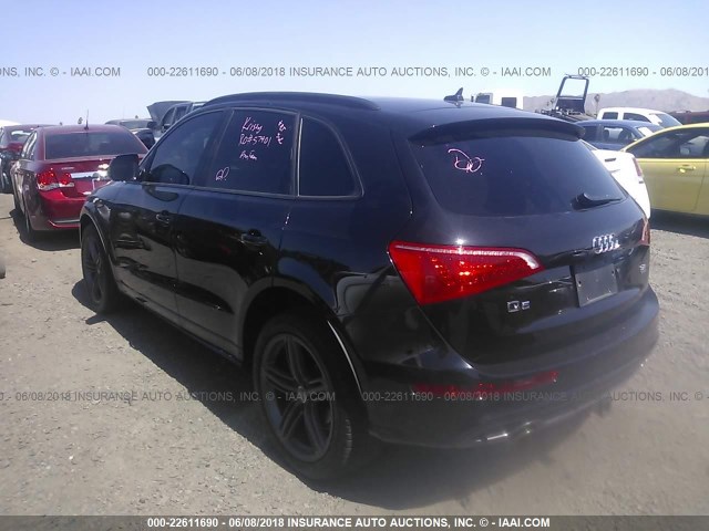 WA1WKAFPXCA111601 - 2012 AUDI Q5 PRESTIGE BLACK photo 3