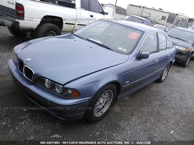 WBADT43442GY95028 - 2002 BMW 525 I AUTOMATIC Light Blue photo 2