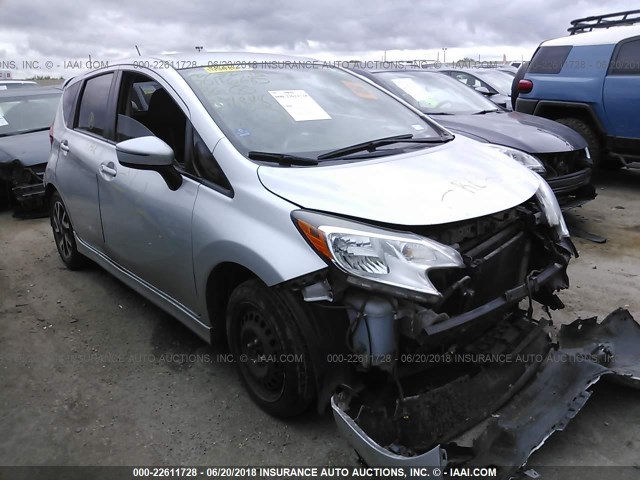 3N1CE2CP7FL398888 - 2015 NISSAN VERSA NOTE S/S PLUS/SV/SL/SR SILVER photo 1