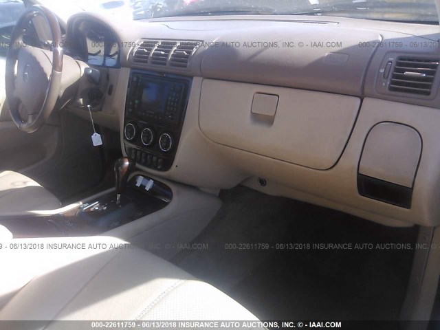 4JGAB75E02A344030 - 2002 MERCEDES-BENZ ML 500 WHITE photo 5