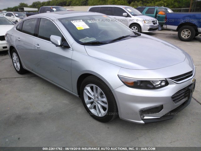 1G1ZD5ST1JF145605 - 2018 CHEVROLET MALIBU LT SILVER photo 1