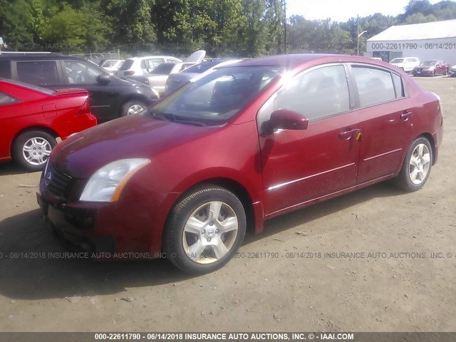 3N1AB61E37L682108 - 2007 NISSAN SENTRA 2.0/2.0S/2.0SL RED photo 2