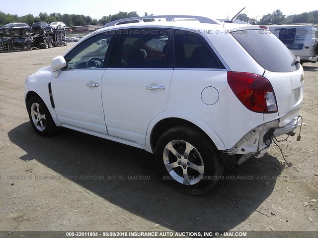 3GNAL3EK8DS623685 - 2013 CHEVROLET CAPTIVA LT WHITE photo 3