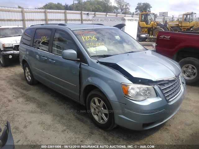 2A4RR5D15AR373355 - 2010 CHRYSLER TOWN & COUNTRY TOURING BLUE photo 1
