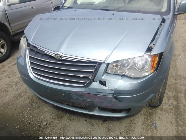 2A4RR5D15AR373355 - 2010 CHRYSLER TOWN & COUNTRY TOURING BLUE photo 6