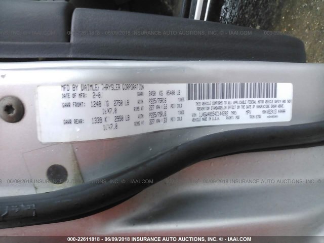 1J4GW48S54C144202 - 2004 JEEP GRAND CHEROKEE LAREDO/COLUMBIA/FREEDOM 银色 照片 9