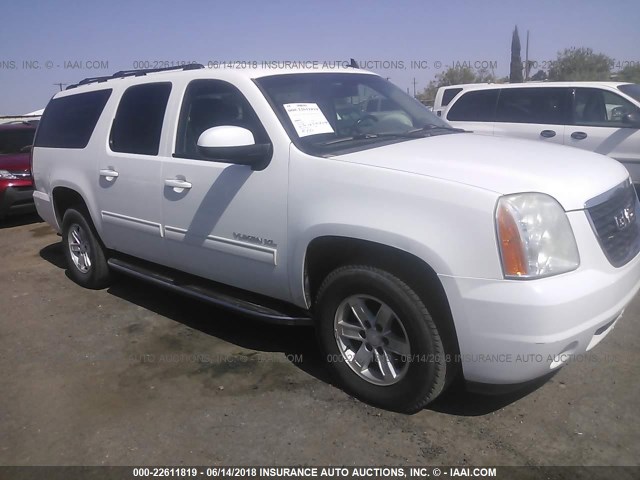 1GKUKKE34AR255830 - 2010 GMC YUKON XL K1500 SLT WHITE photo 1