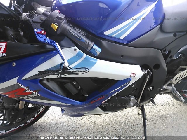 JS1GR7KA562108513 - 2006 SUZUKI GSX-R750 K6 BLUE photo 9