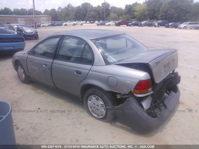 1G8ZG5280XZ220323 - 1999 SATURN SL1 GRAY photo 3