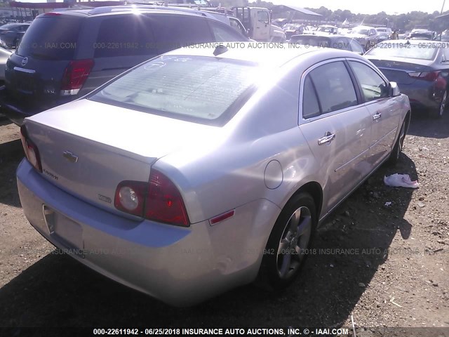 1G1ZC5E06CF212111 - 2012 CHEVROLET MALIBU 1LT ვერცხლისფერი ფოტო 4
