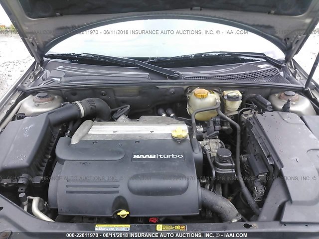 YS3FD49Y851029576 - 2005 SAAB 9-3 ARC GRAY photo 10