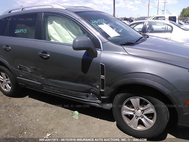 3GSCL33P78S683712 - 2008 SATURN VUE XE GRAY photo 6