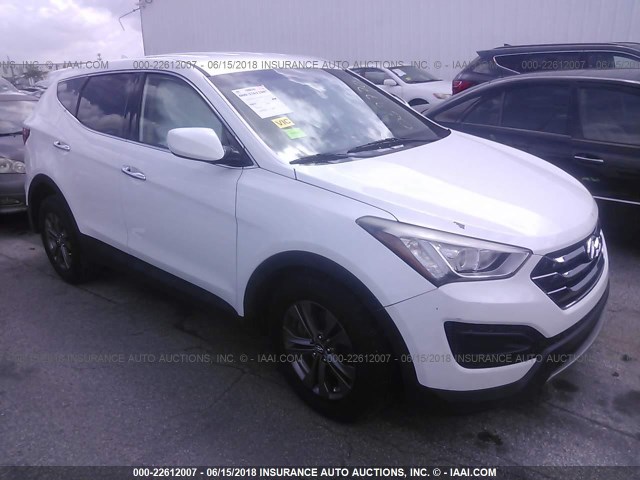 5XYZT3LB0DG003770 - 2013 HYUNDAI SANTA FE SPORT  WHITE photo 1