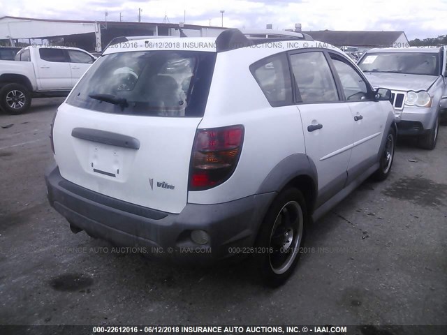 5Y2SL67898Z417932 - 2008 PONTIAC VIBE WHITE photo 4