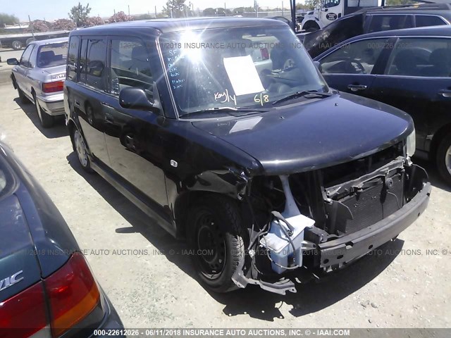 JTLKT324X64068684 - 2006 TOYOTA SCION XB Schwarz Foto 1