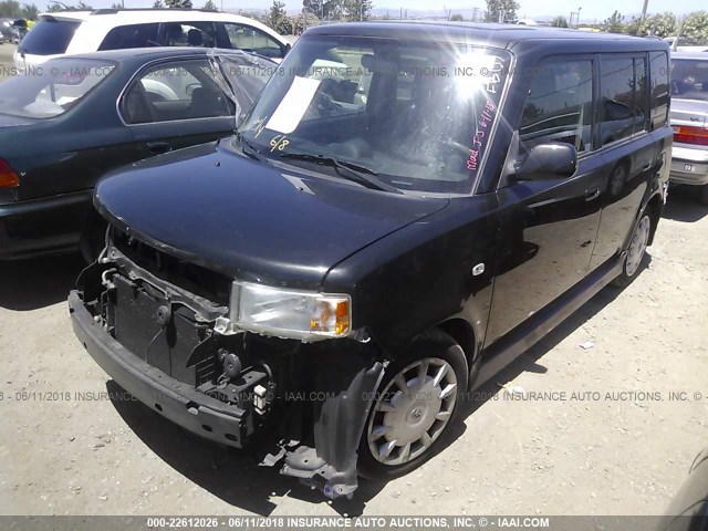 JTLKT324X64068684 - 2006 TOYOTA SCION XB Schwarz Foto 2
