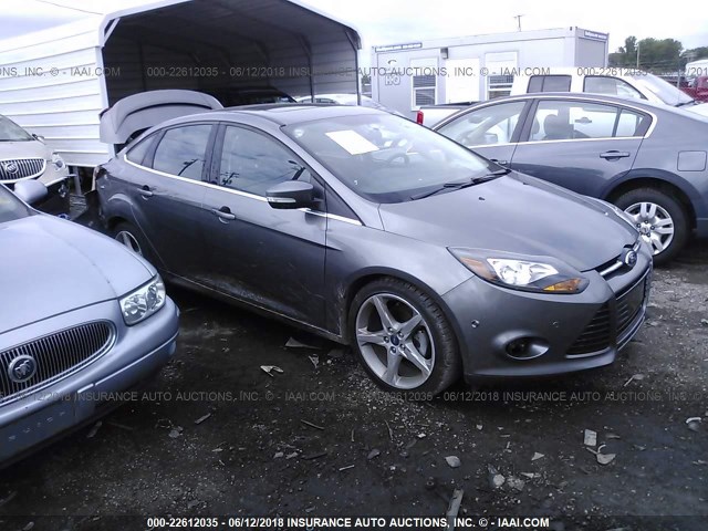 1FADP3J20DL217721 - 2013 FORD FOCUS TITANIUM GRAY photo 1