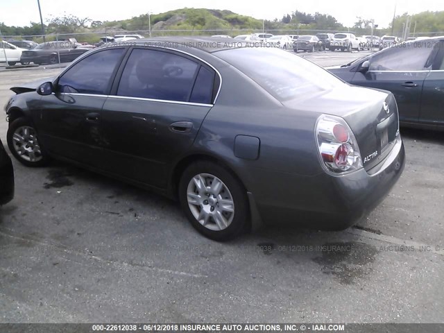 1N4AL11D86N374733 - 2006 NISSAN ALTIMA S/SL GRAY photo 3