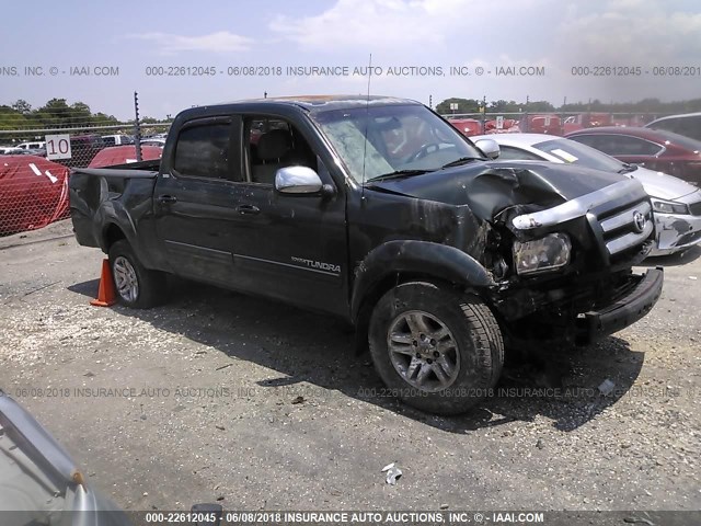 5TBET34126S549019 - 2006 TOYOTA TUNDRA DOUBLE CAB SR5 GREEN photo 1