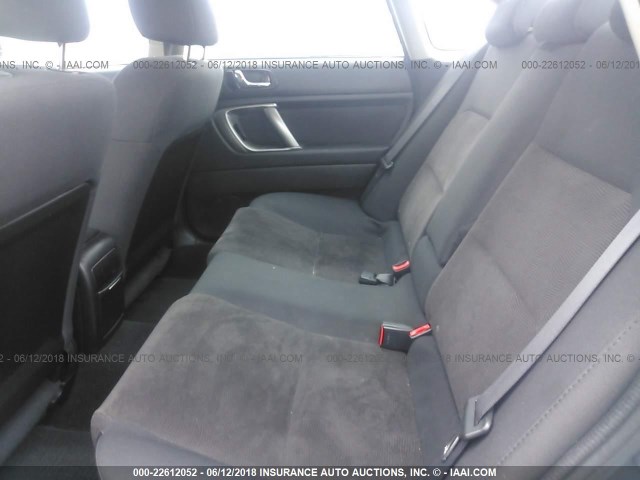 4S3BL616197211878 - 2009 SUBARU LEGACY 2.5I GRAY photo 8