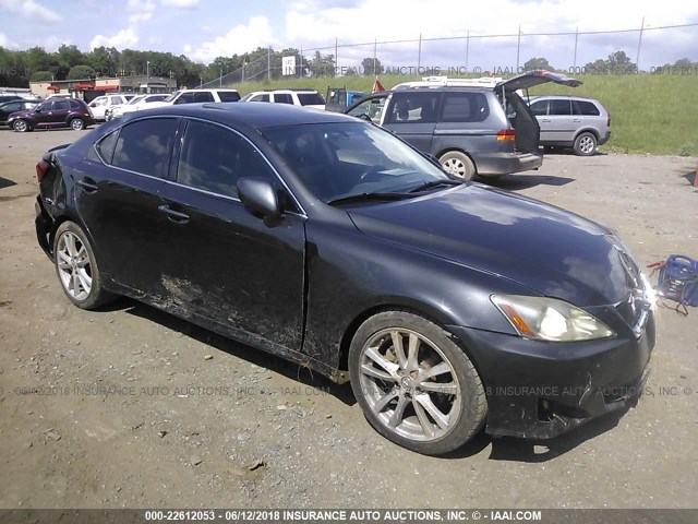 JTHBK262175049288 - 2007 LEXUS IS 250 GRAY photo 1