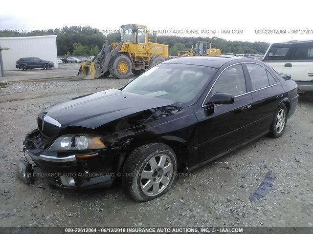 1LNHM87A8YY842033 - 2000 LINCOLN LS BLACK photo 2
