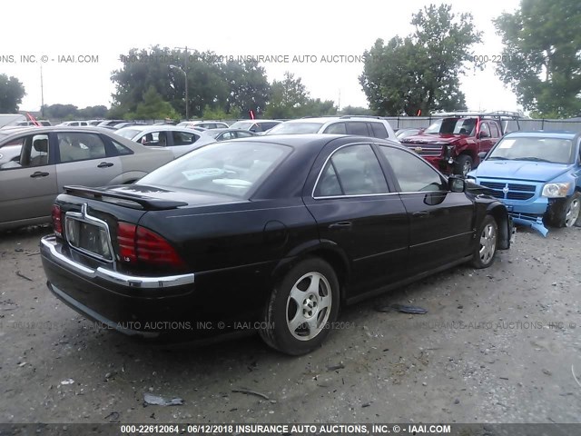 1LNHM87A8YY842033 - 2000 LINCOLN LS BLACK photo 4