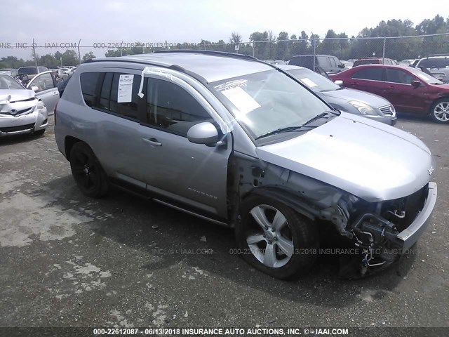 1C4NJDEB5GD756298 - 2016 JEEP COMPASS LATITUDE ნაცრისფერი ფოტო 1