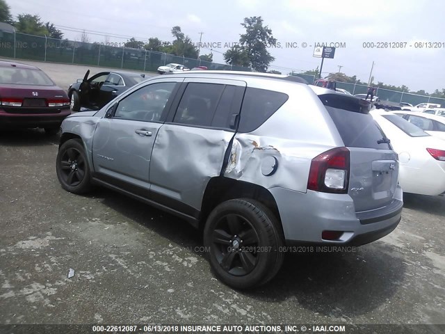 1C4NJDEB5GD756298 - 2016 JEEP COMPASS LATITUDE ნაცრისფერი ფოტო 3