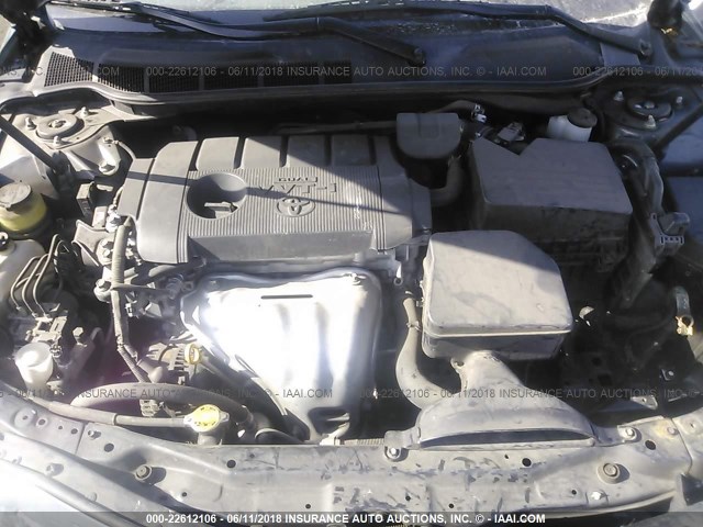 4T1BF3EK3AU089409 - 2010 TOYOTA CAMRY SE/LE/XLE GRAY photo 10