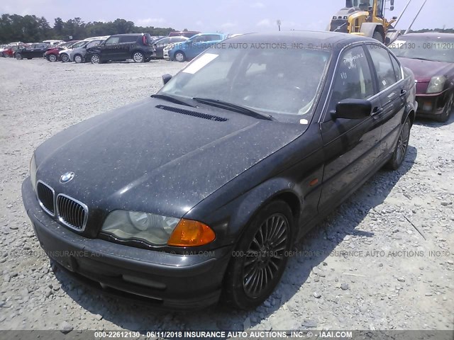 WBAAV534X1JR78841 - 2001 BMW 330 I BLACK photo 2