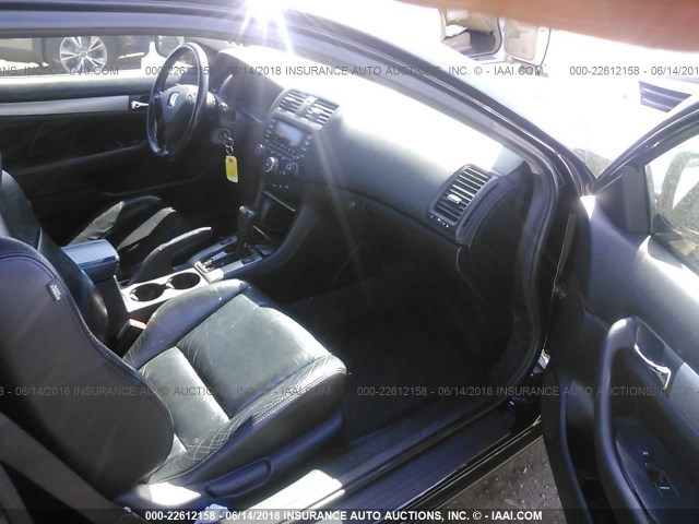 1HGCM82665A012058 - 2005 HONDA ACCORD EX BLACK photo 5