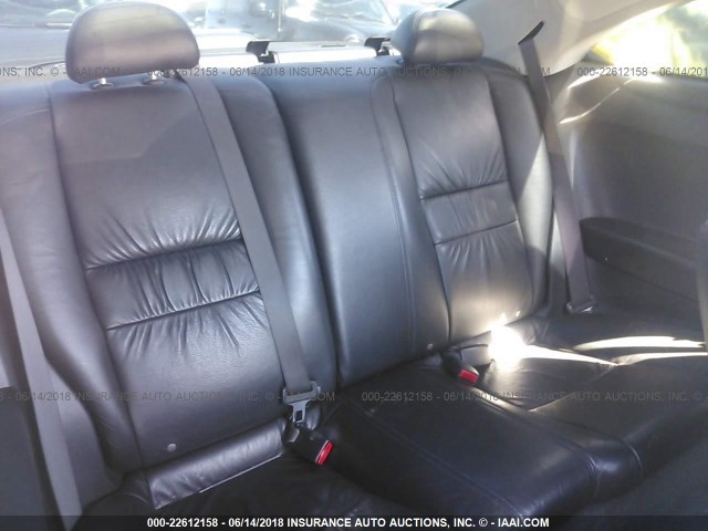 1HGCM82665A012058 - 2005 HONDA ACCORD EX BLACK photo 8