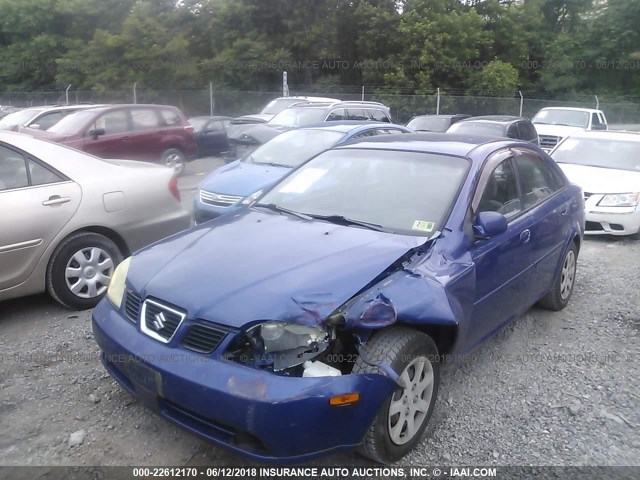 KL5JD56Z65K222832 - 2005 SUZUKI FORENZA S BLUE photo 6