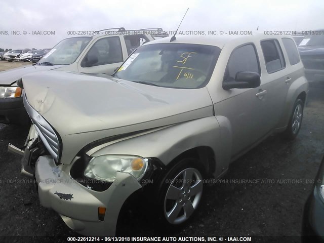 3GNCA13B59S565189 - 2009 CHEVROLET HHR LS GOLD photo 2