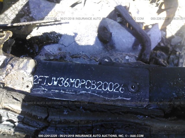 2FTJW36M0PCB20026 - 1993 FORD F350 BEIGE photo 9