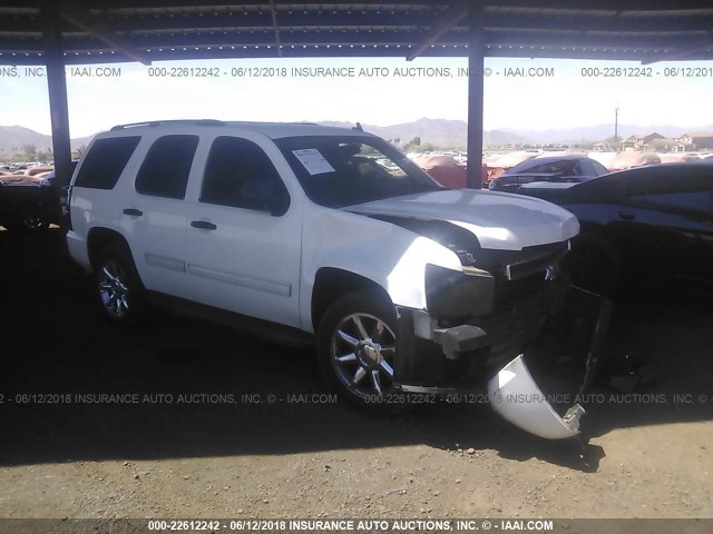 1GNUKAE00AR106916 - 2010 CHEVROLET TAHOE K1500 LS WHITE photo 1