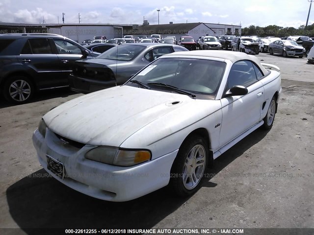 1FAFP45X0WF132724 - 1998 FORD MUSTANG GT WHITE photo 6