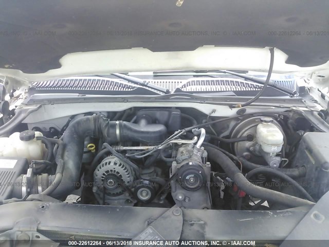 1GCEC14X37Z121850 - 2007 CHEVROLET SILVERADO C1500 CLASSIC WHITE photo 10