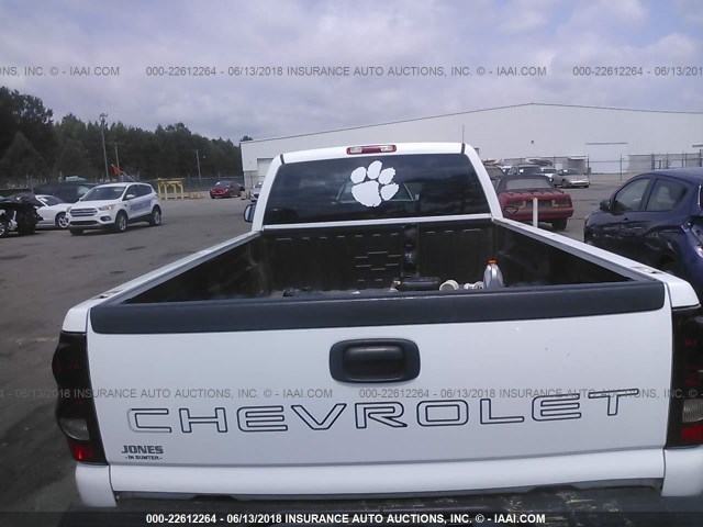 1GCEC14X37Z121850 - 2007 CHEVROLET SILVERADO C1500 CLASSIC WHITE photo 8