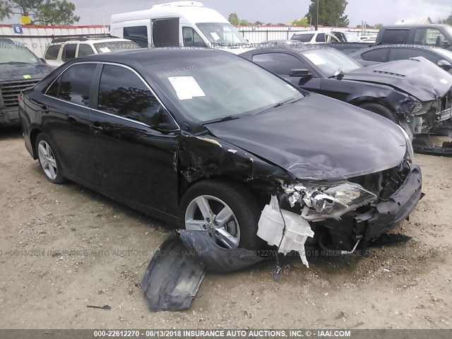 4T1BF1FK8CU127920 - 2012 TOYOTA CAMRY SE/LE/XLE BLACK photo 1