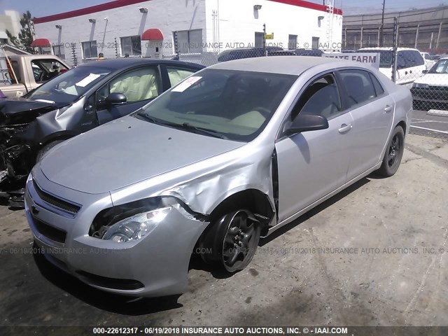 1G1ZA5E14BF102767 - 2011 CHEVROLET MALIBU LS SILVER photo 2