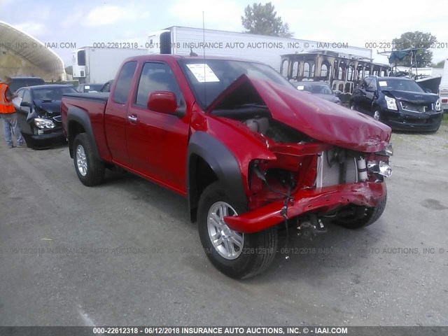 1GCJTCFE0B8135340 - 2011 CHEVROLET COLORADO LT RED photo 1